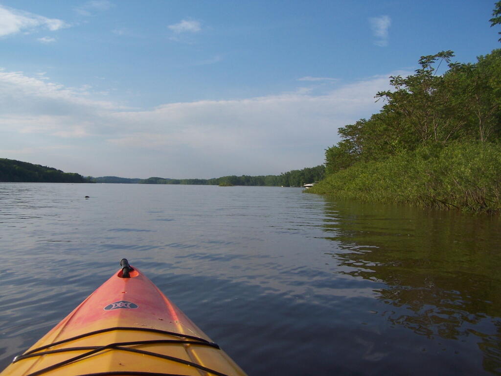 Photo: Heading Up Hudson River