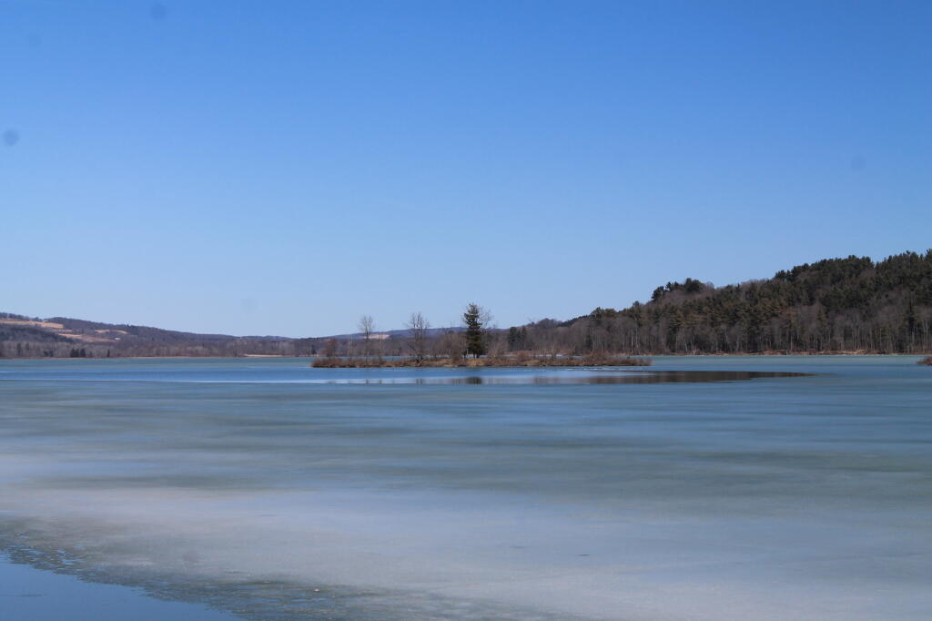 Photo: Still Some Ice Left on Reservior
