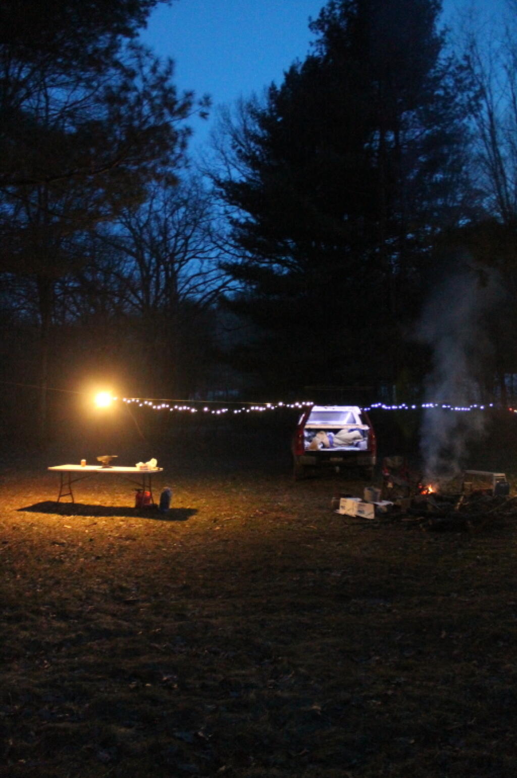 Photo: Twighlight at Camp