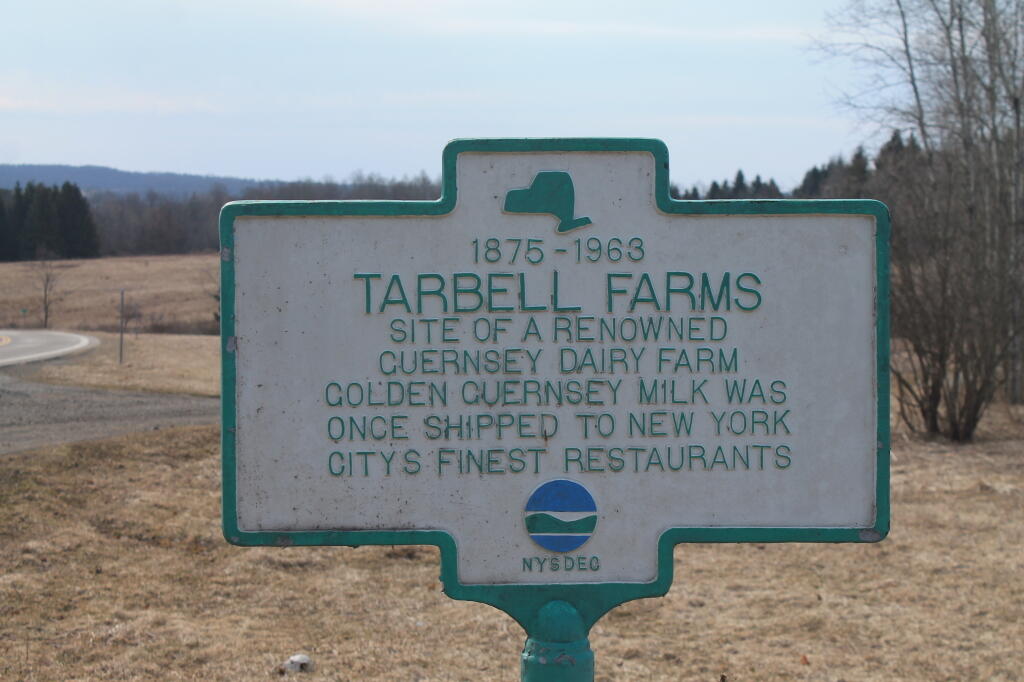 Photo: Tarbell Farms Historical Marker