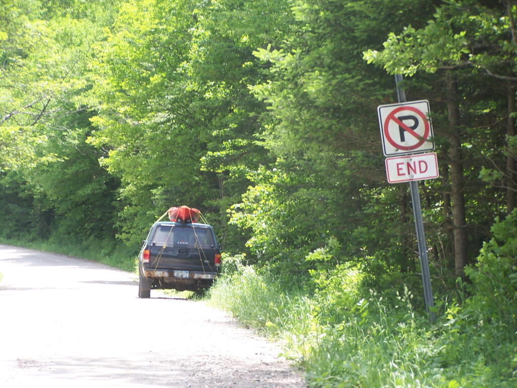 Photo: No Parking Near Deerfield River