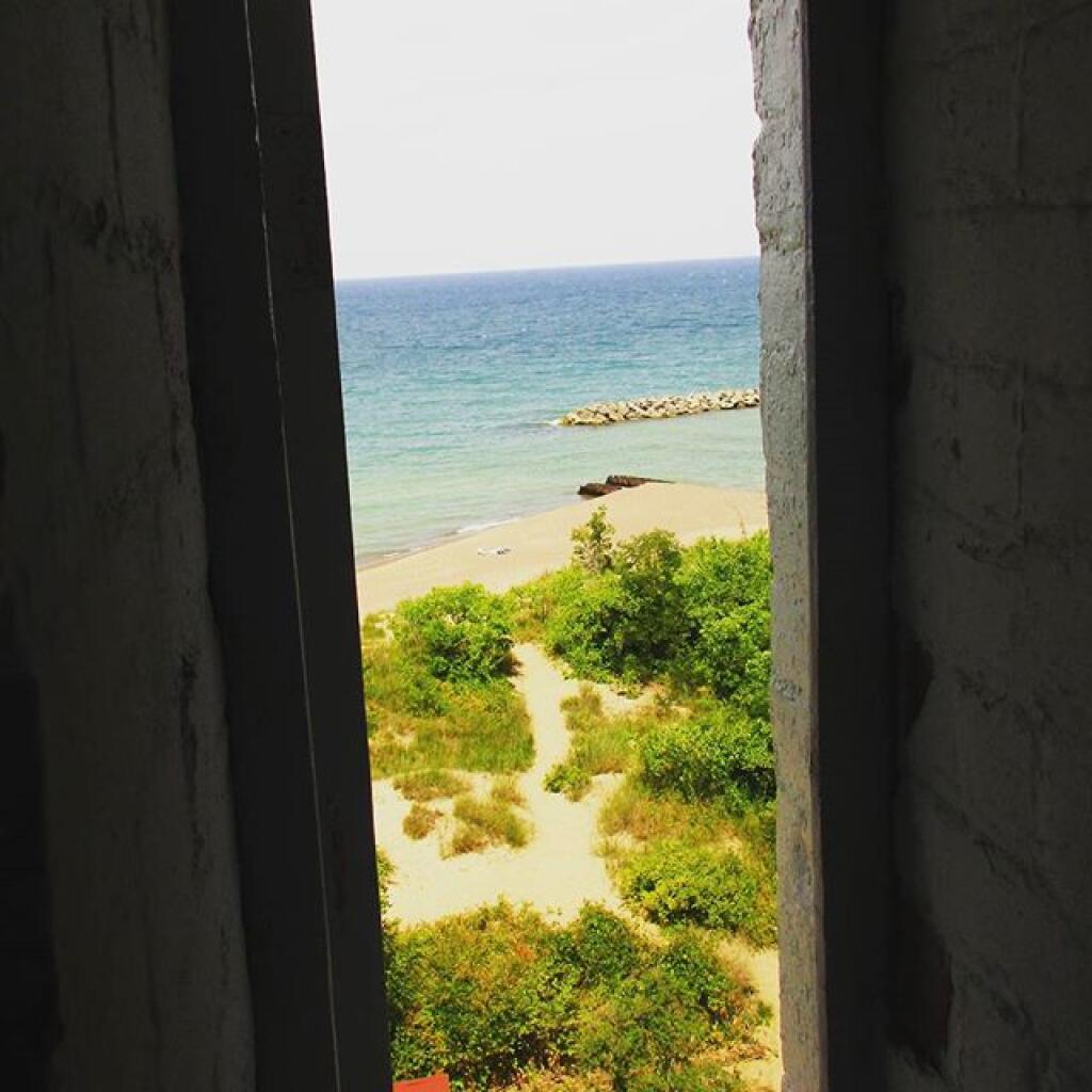 Photo: Lighthouse Stairway Window
