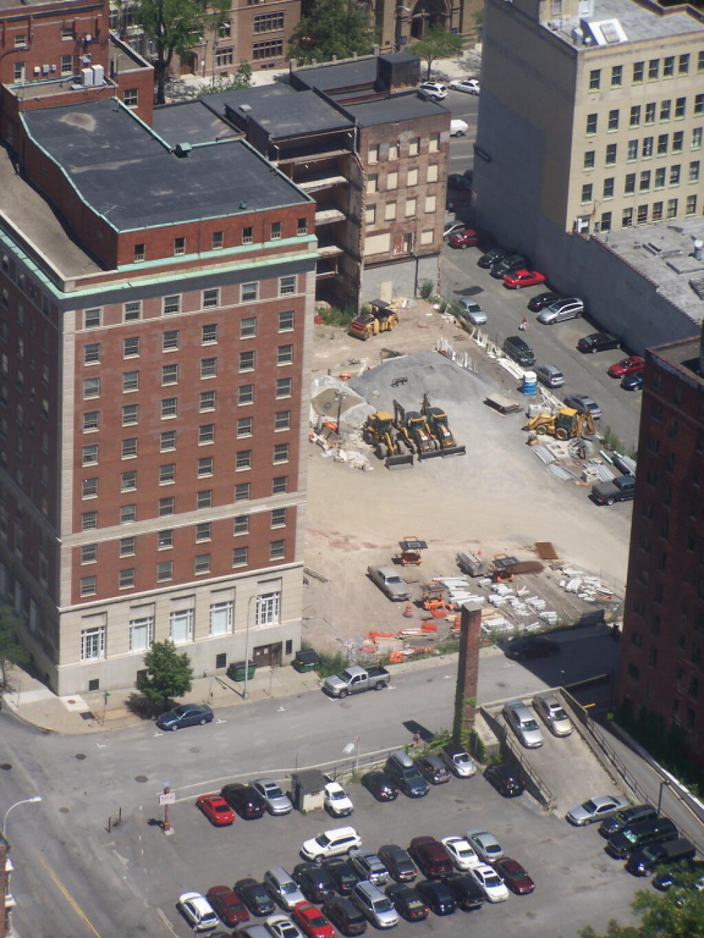 Photo: Demolished Buildings Off of State Street
