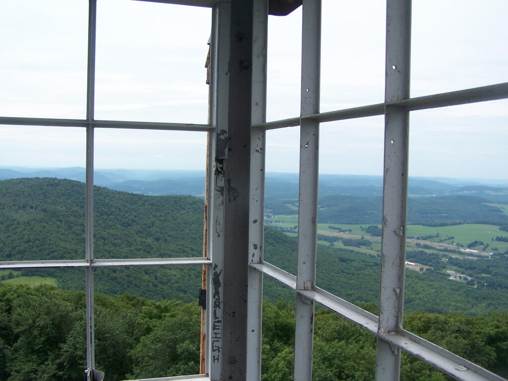 Photo: Thru Tower Windows
