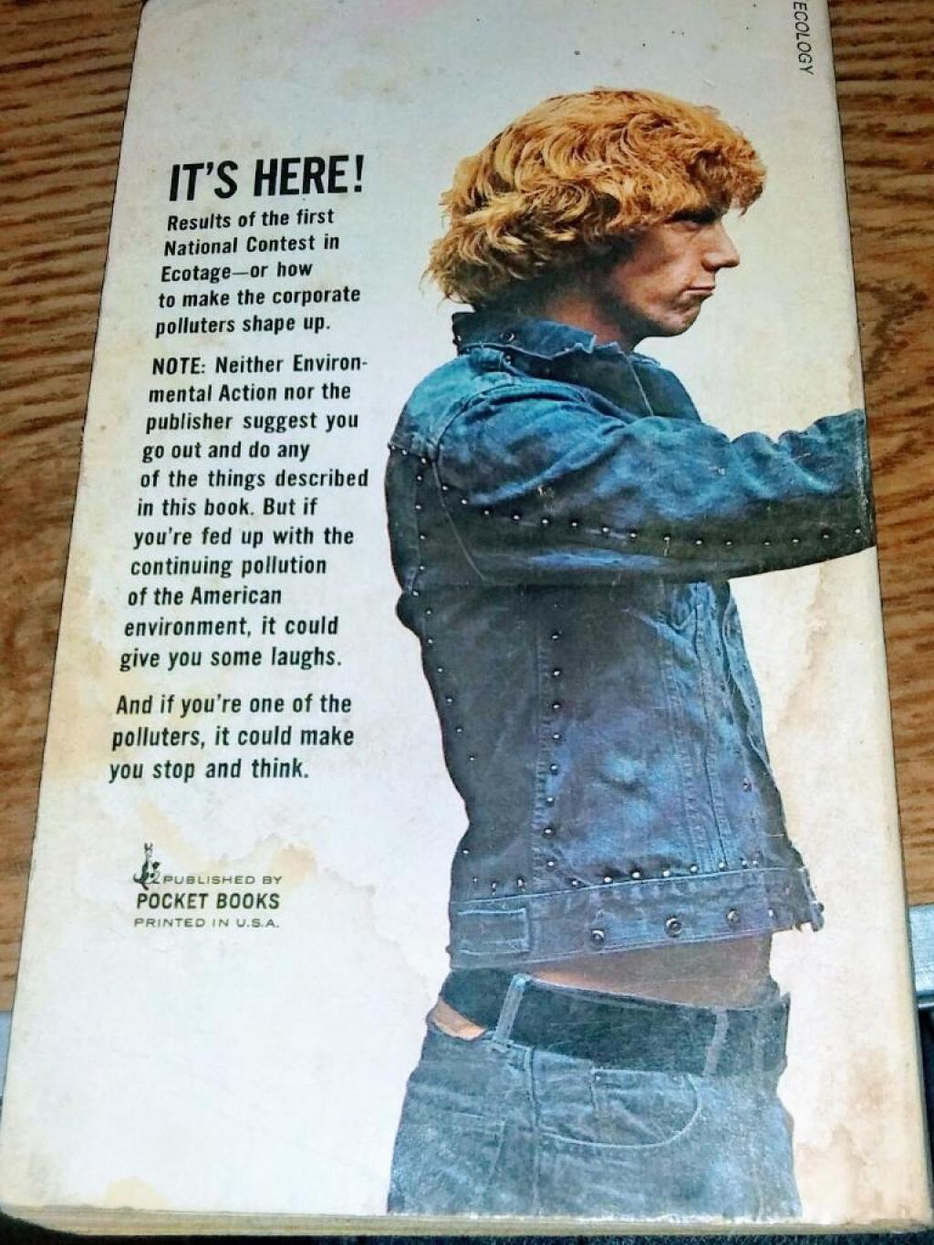 Photo: Back cover of Ecotage