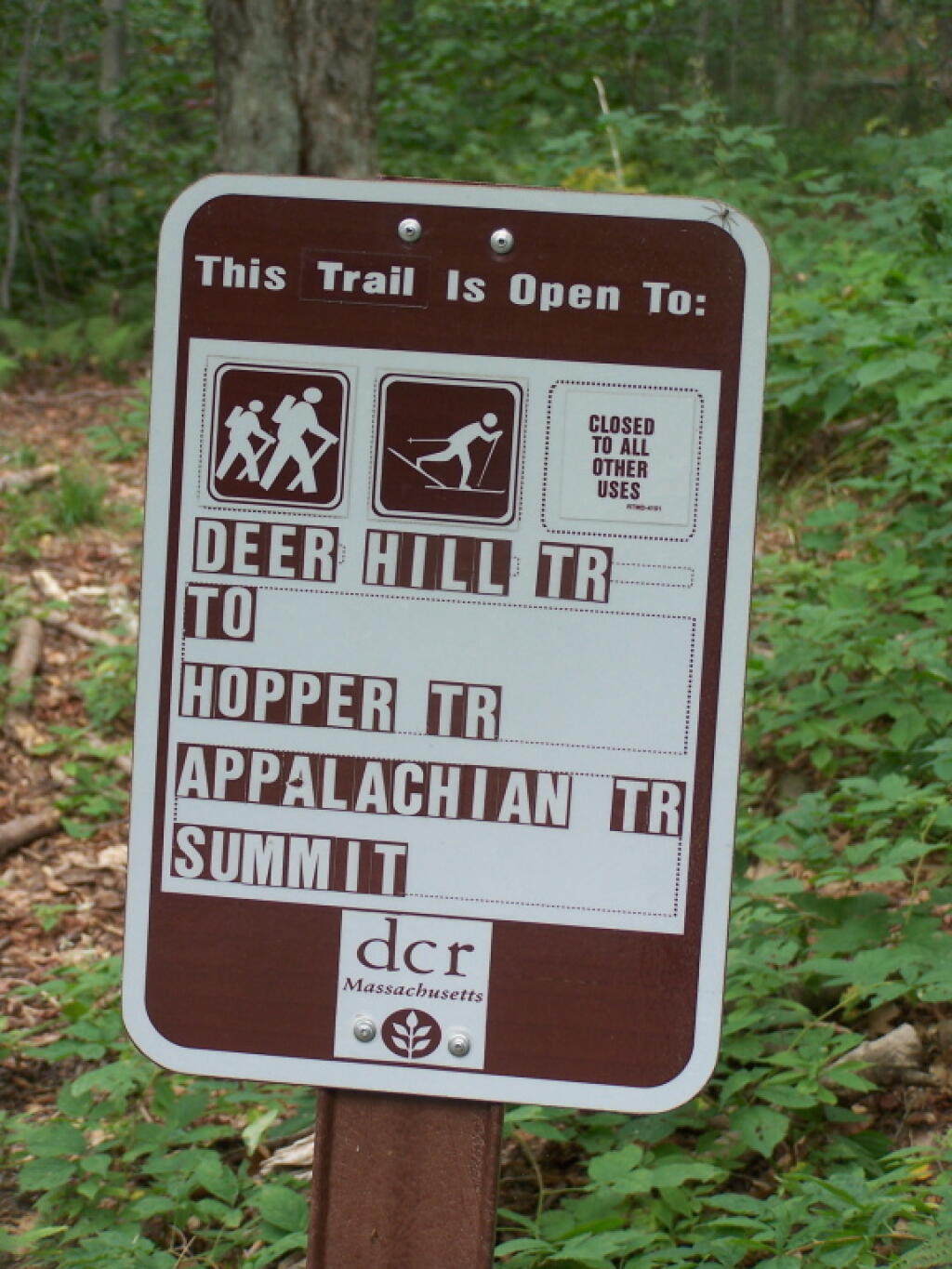 Photo: Deer Hill Trail Sign
