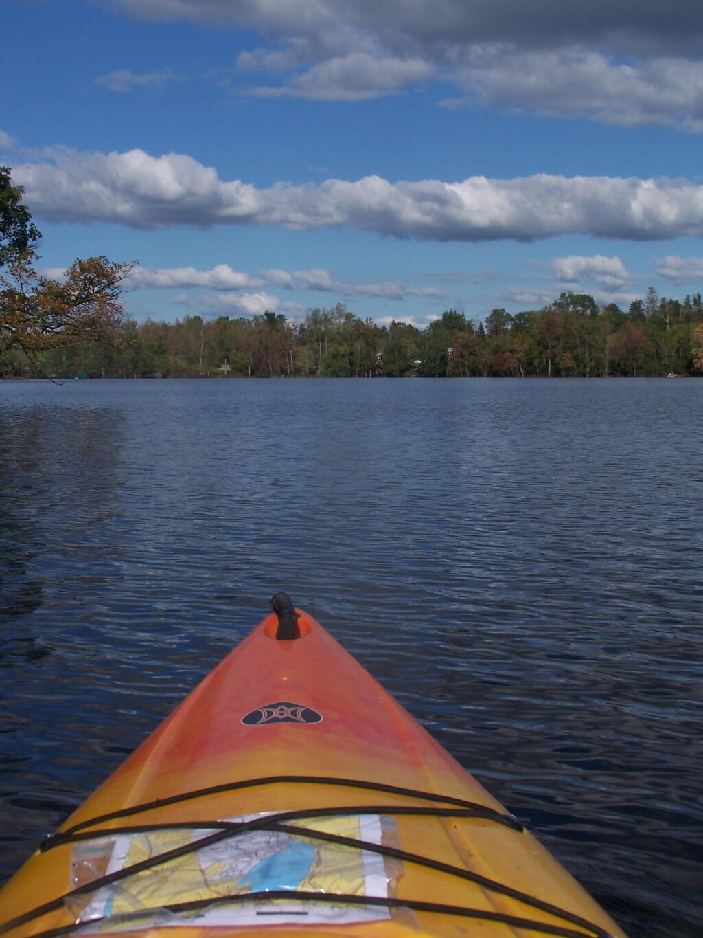Photo: Map on the Kayak