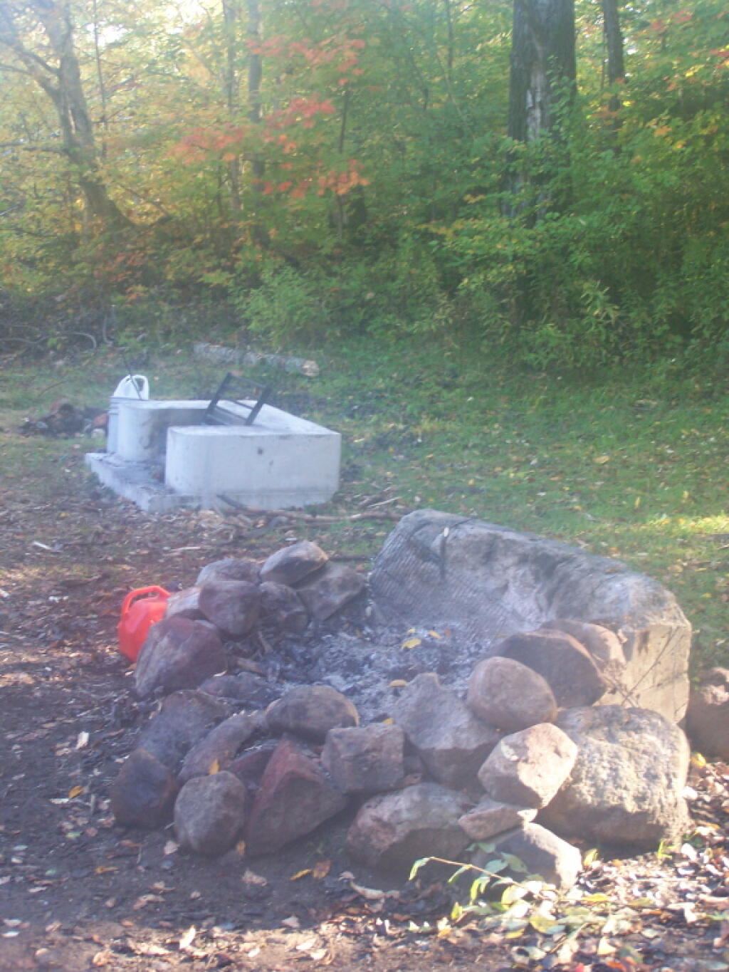 Photo: Old Firepit, New Firepit