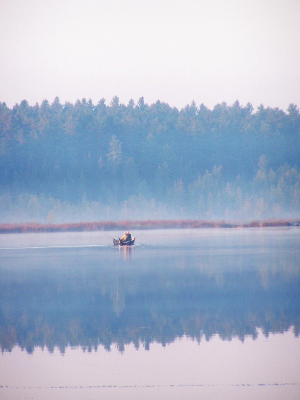 Photo: Fisherman on Jones Pond