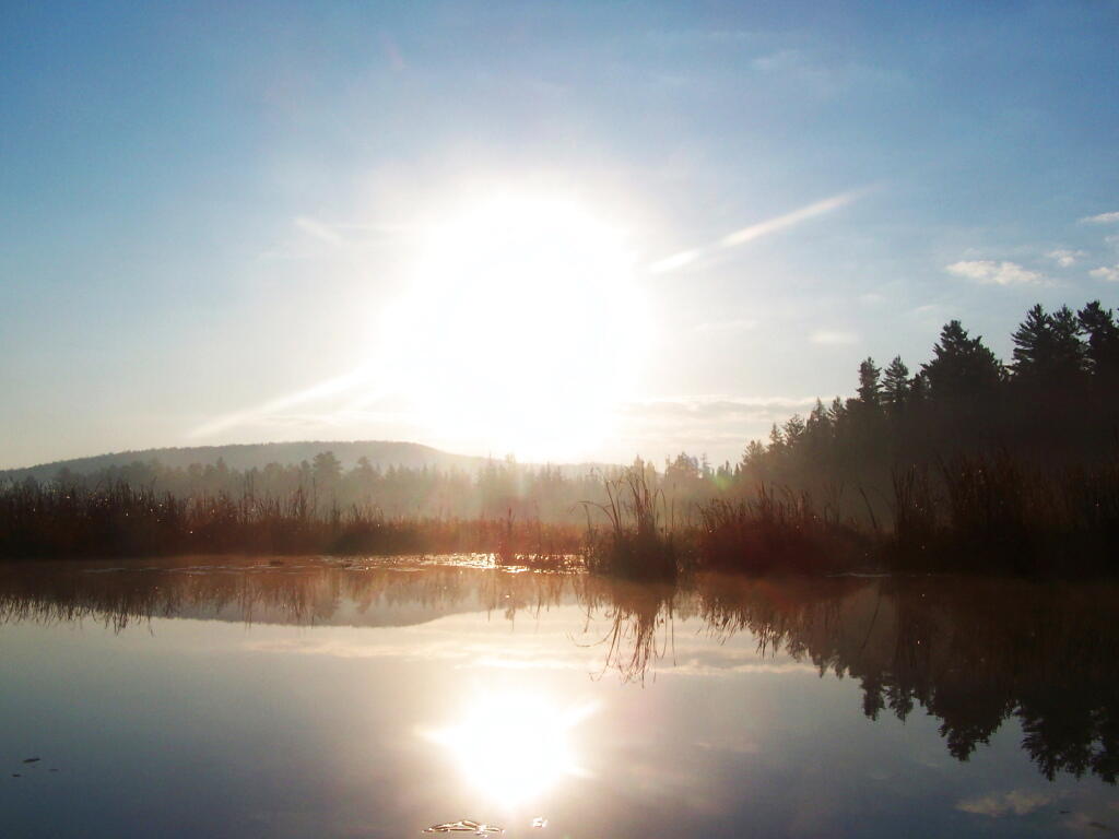 Photo: Sun on Jones Lake