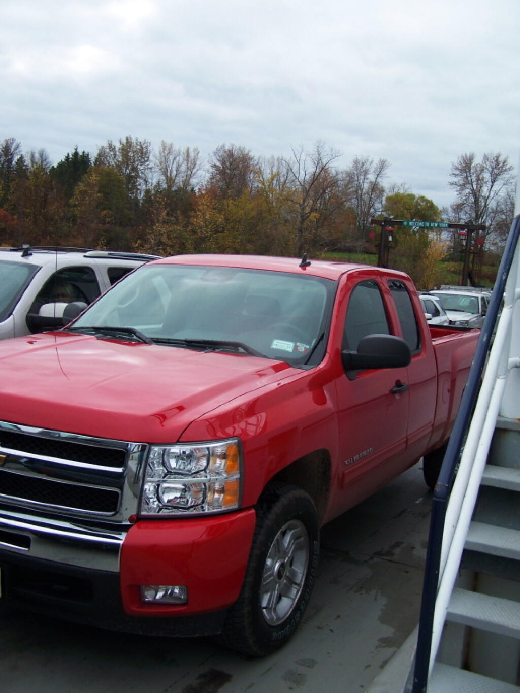 Photo: Big Red Parked on Ferry