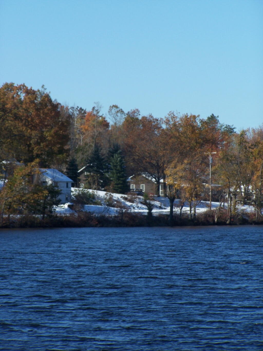 Photo: Cottages as Seen Across Lake