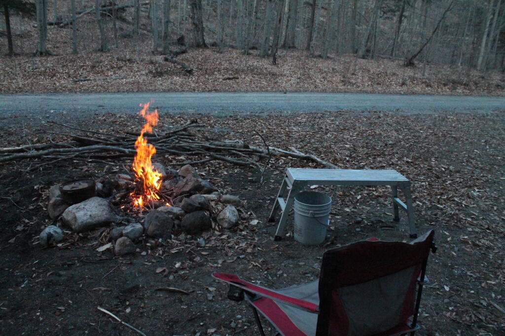 Photo: Roadside Camping
