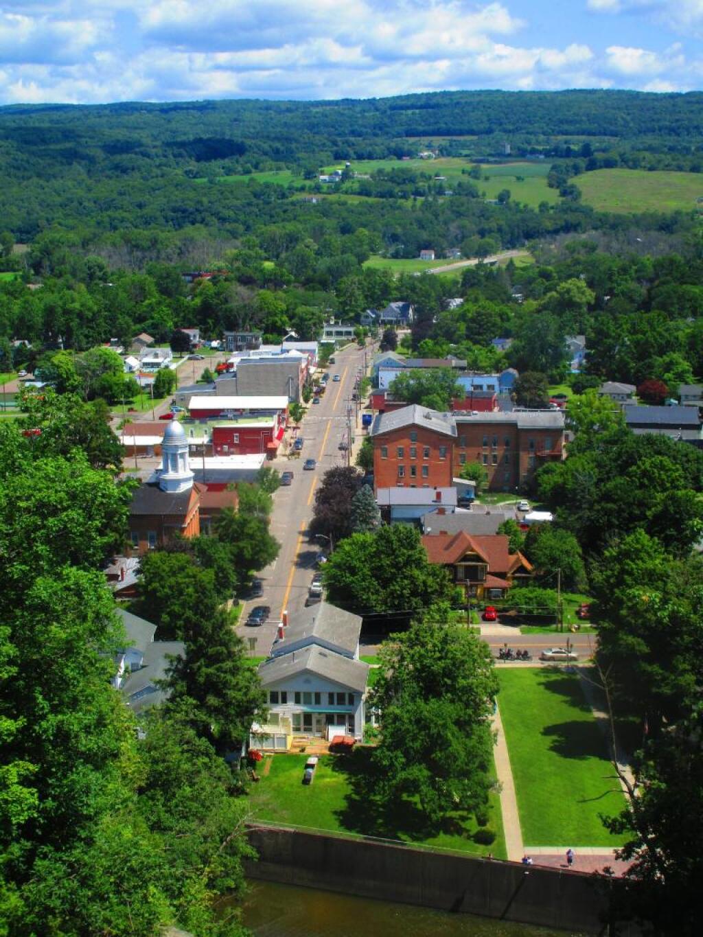 Photo: Montour Falls from the Mill Street Bridge