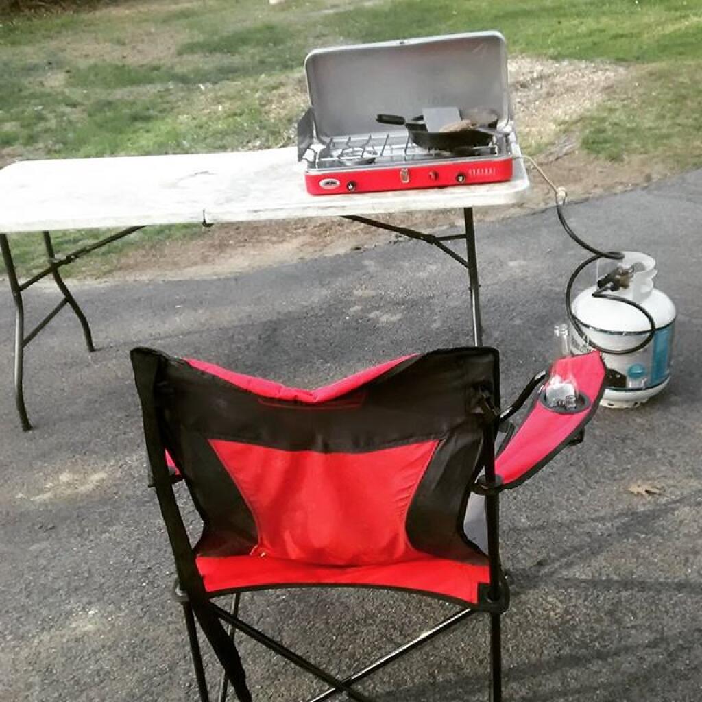 Photo: New high BTU campstove I got for my birthday