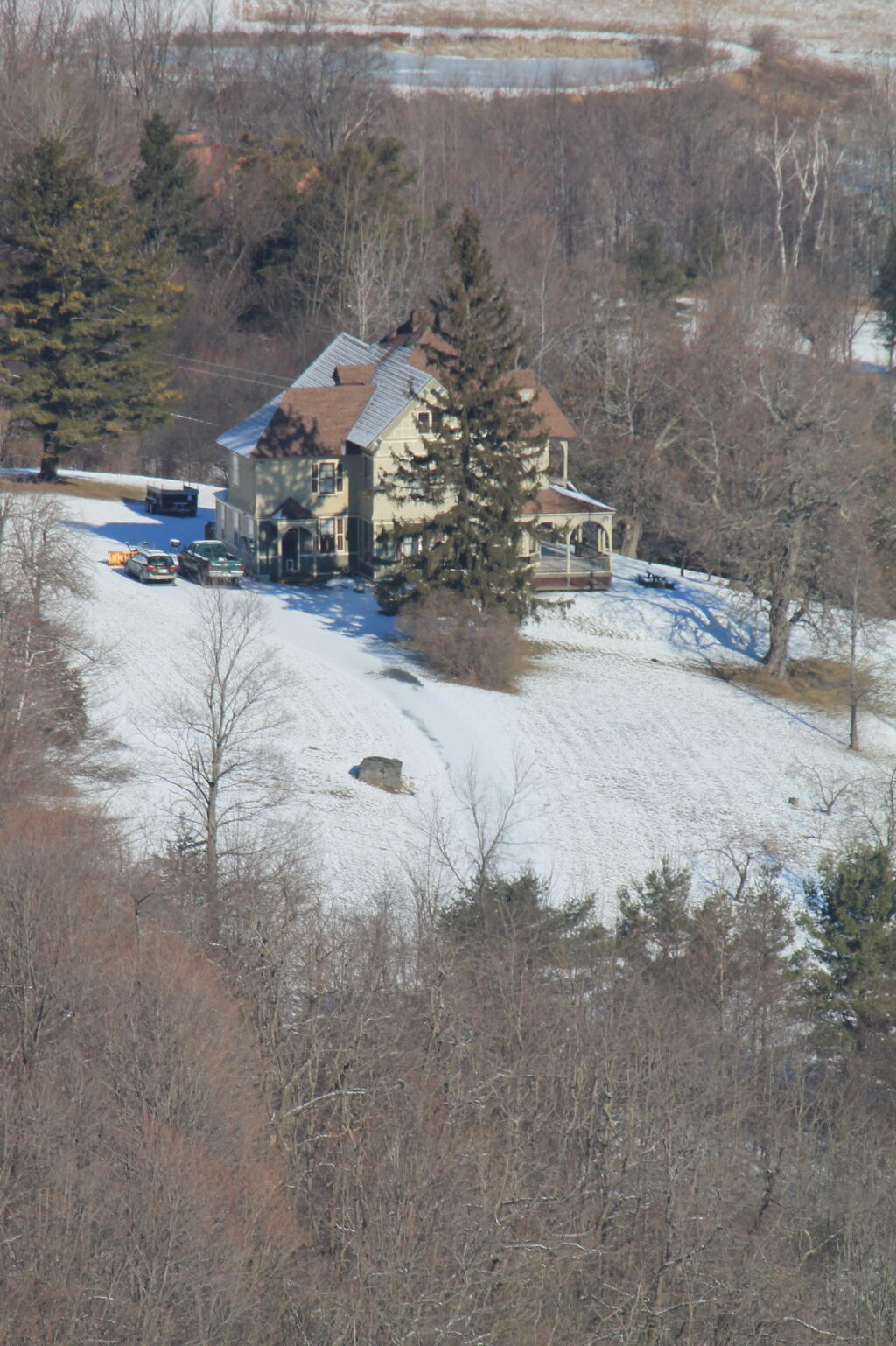 Photo: House on a Hill Above Altamont