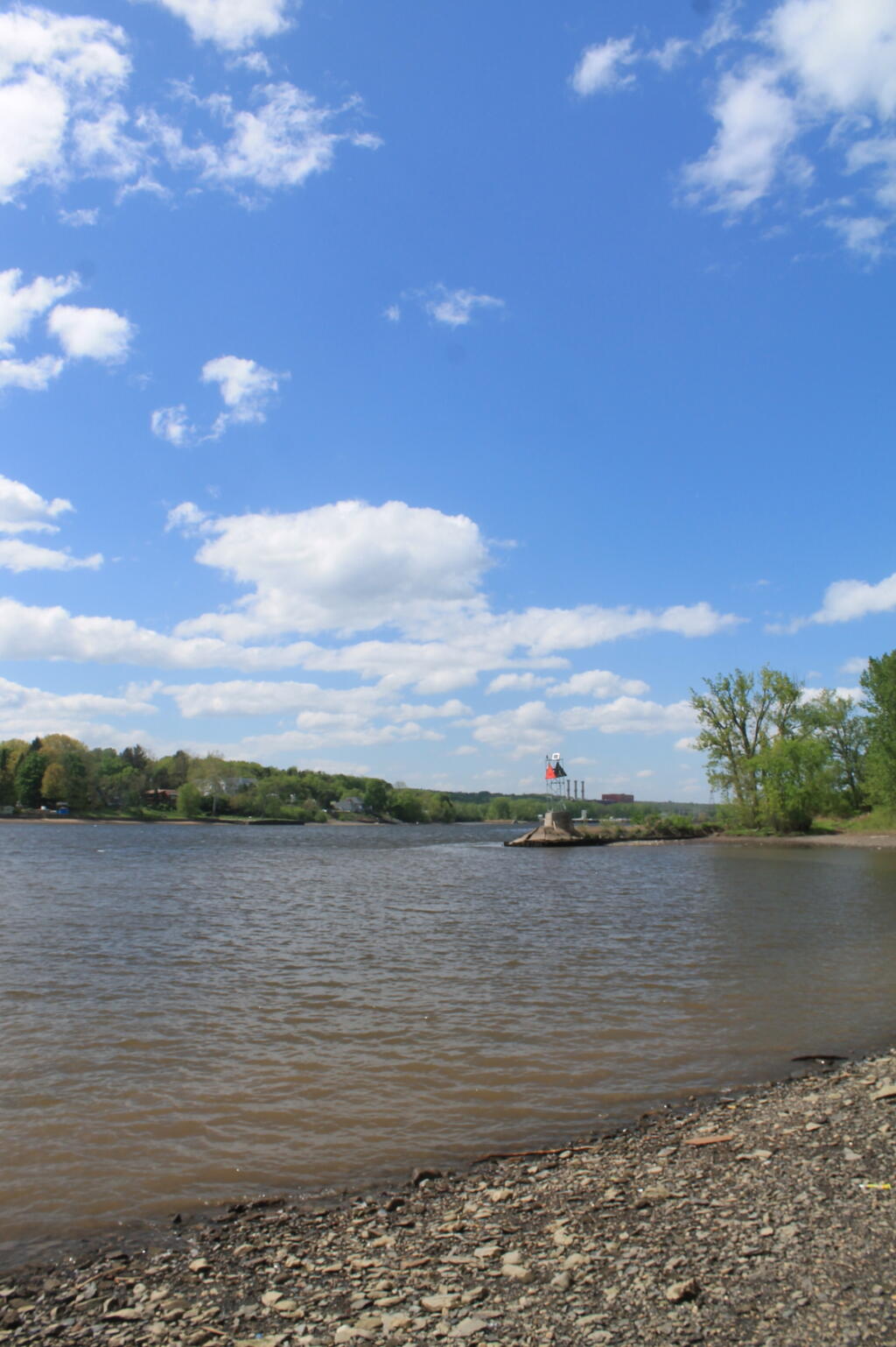Photo: North on the River