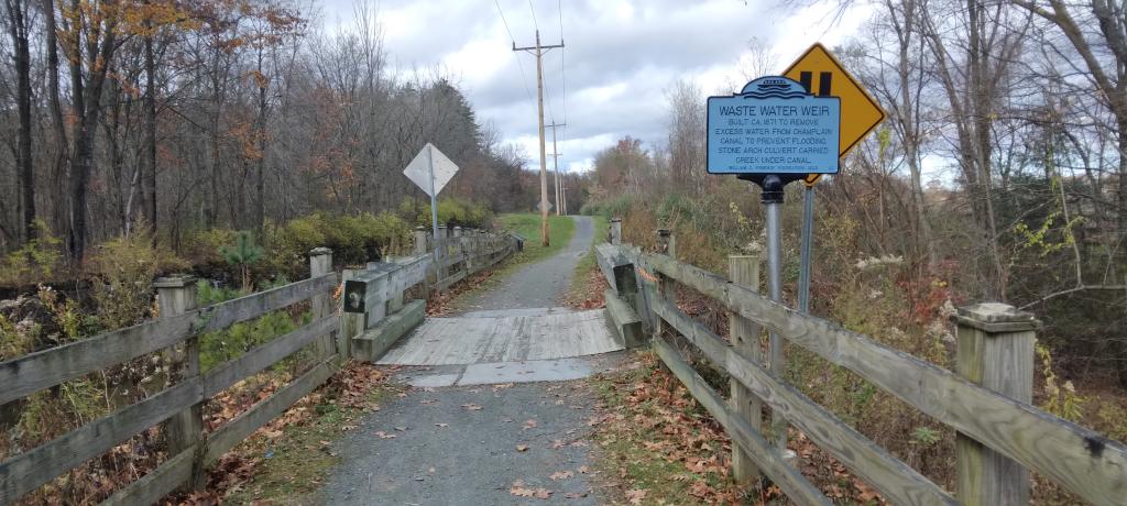 Photo: McDonald Creek Viaduct and Weir in Half Moon