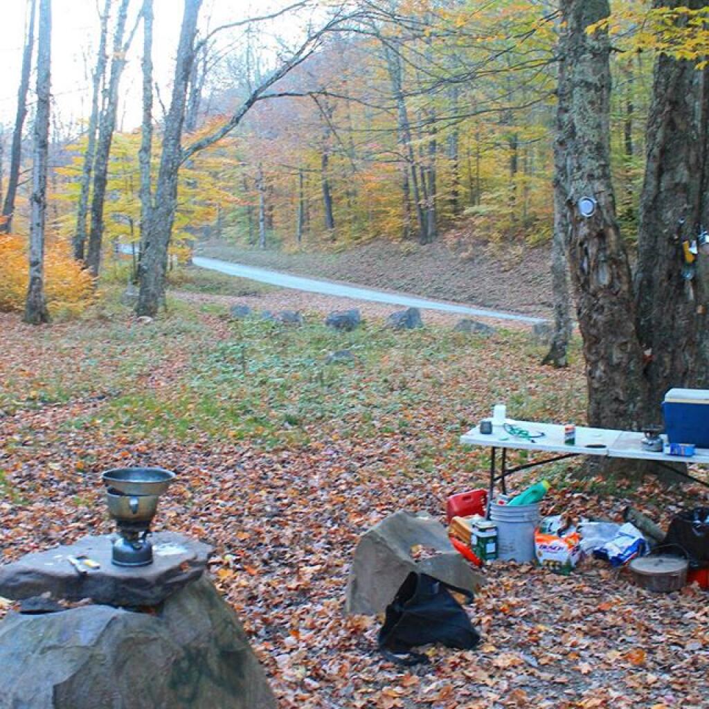 Photo: Camping along the Gandy River