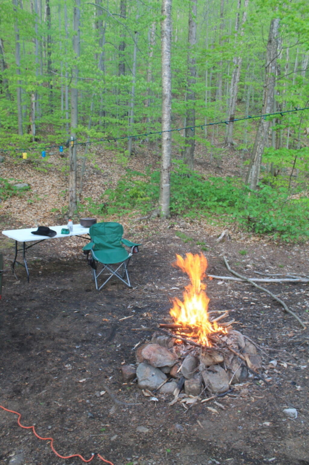 Photo: Camping on Hope Falls Road