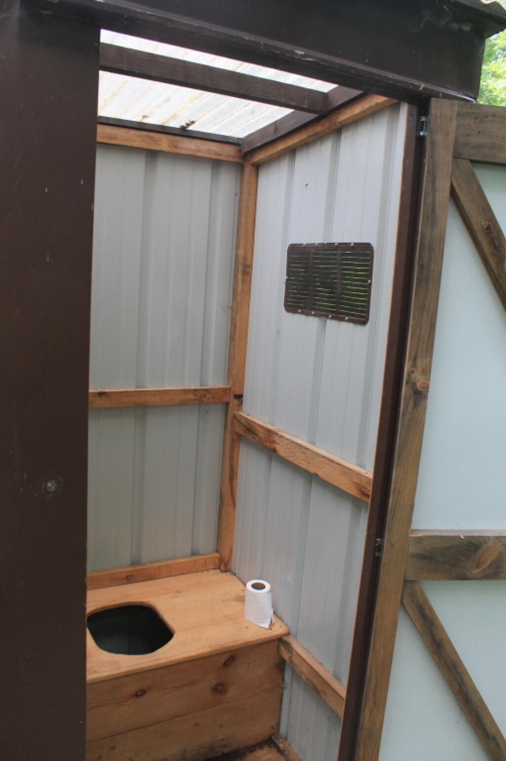 Photo: Aluminum Outhouse (!)