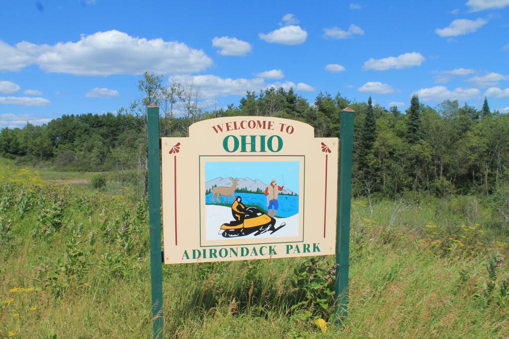 Photo: Welcome to Ohio! (Adirondack Park)
