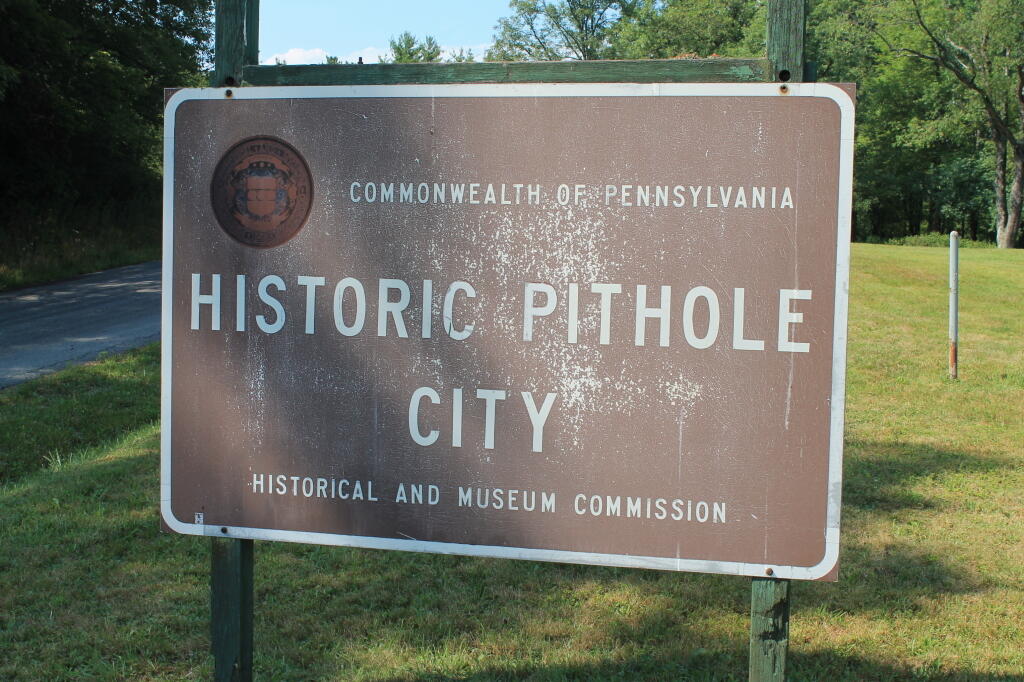 Photo: Historic Pithole City Sign