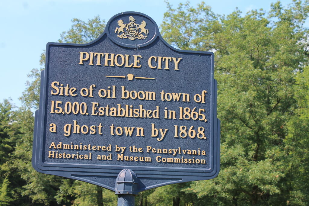 Photo: Pithole City - Established 1865, Ghost Town 1868