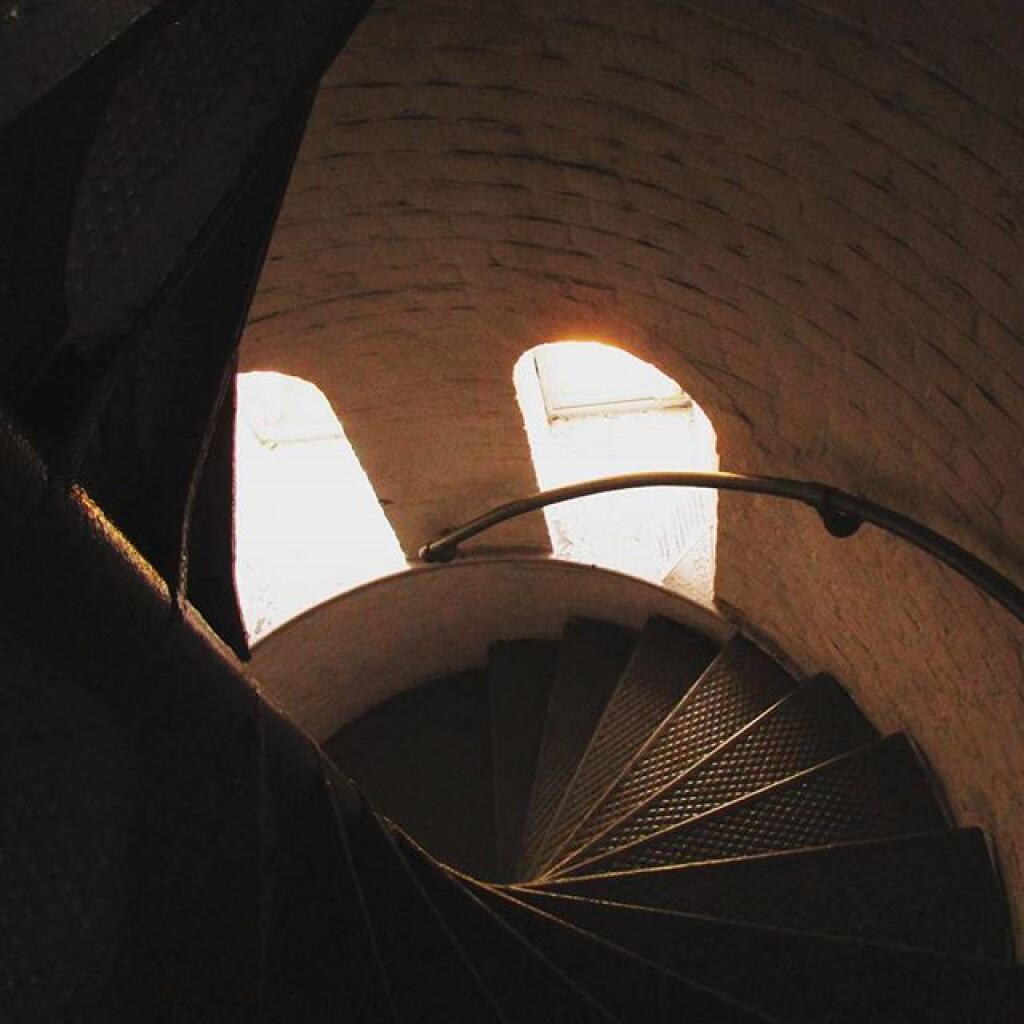 Photo: Spiral staircase in lighthouse