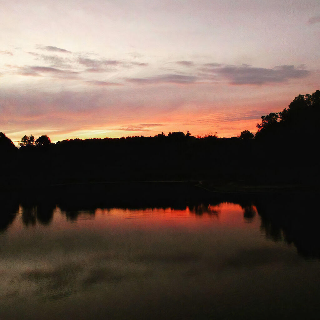 Photo: Dusk at Foster Pond