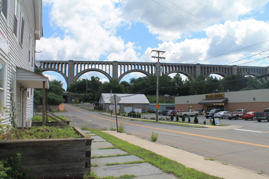 Photo: Viaduct Towers Over Nichols