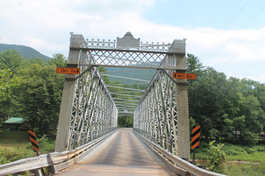 Photo: Historic PA 414 Slate Run Bridge
