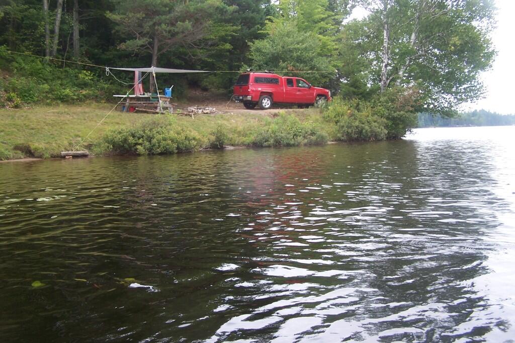 Photo: Campsite from the Water