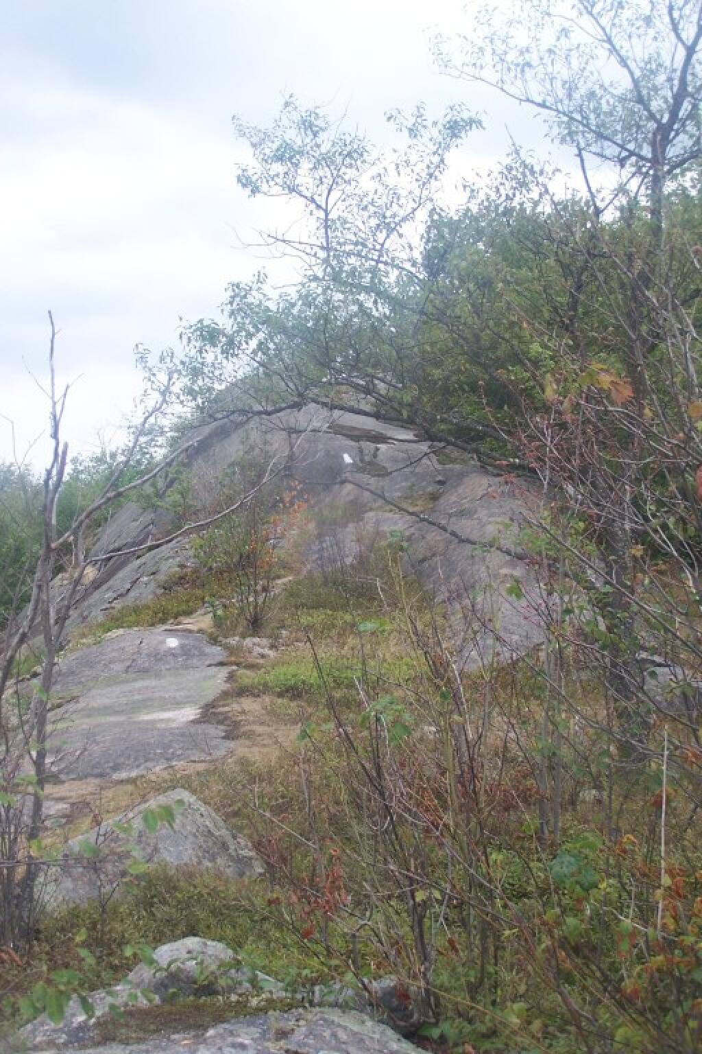 Photo: Follow the White Dots on Ledge