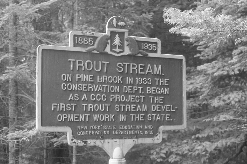 Photo: Beaver Creek Trout Stream Sign