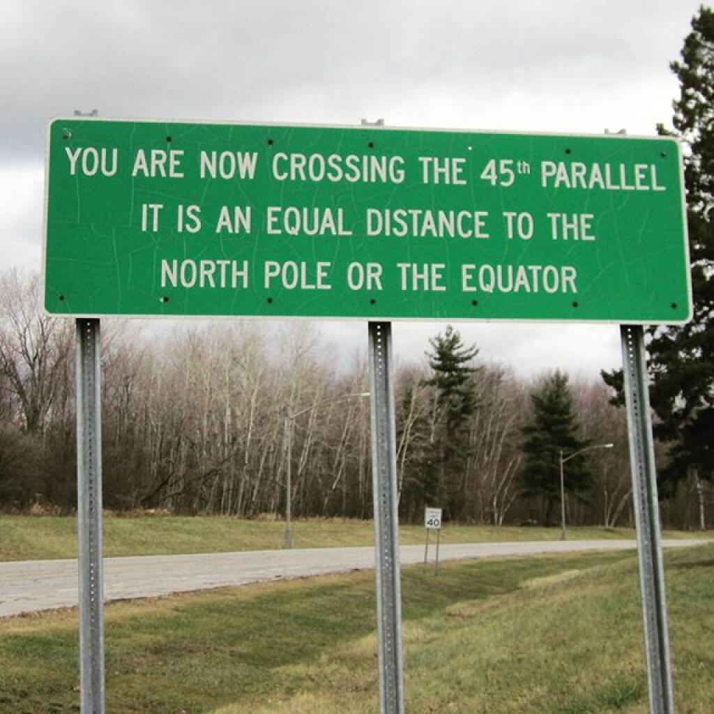 Photo: Almost halfway to the North Pole