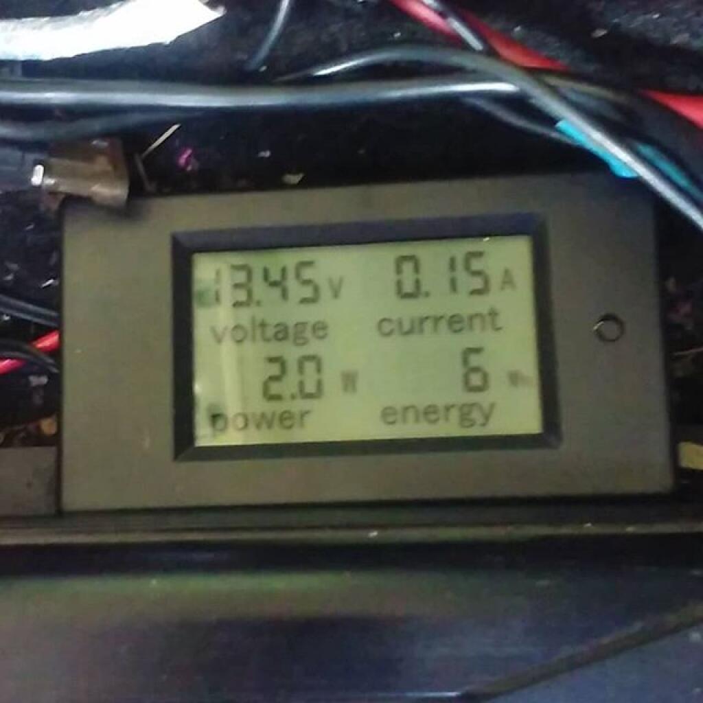 Photo: Solar controller is floating the batteries now, I was getting 78 watts earlier