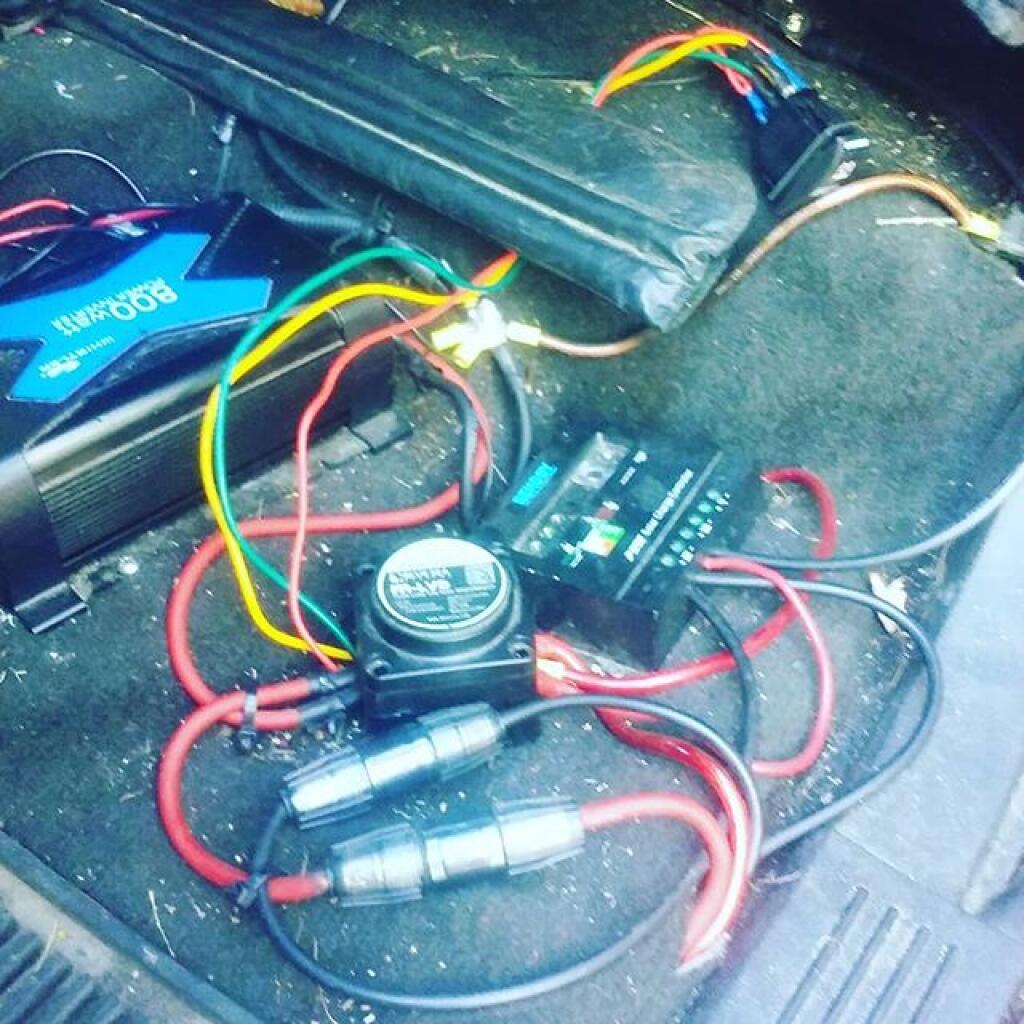 Photo: Override switch reconnected