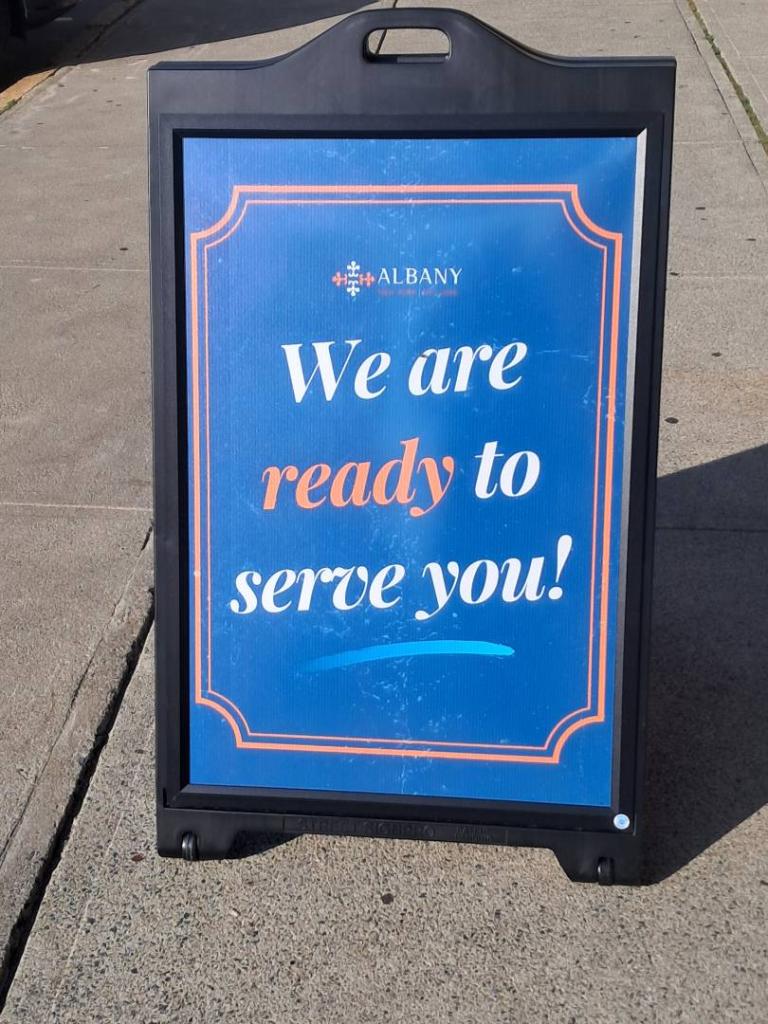 Photo: I don't want to be served by the government