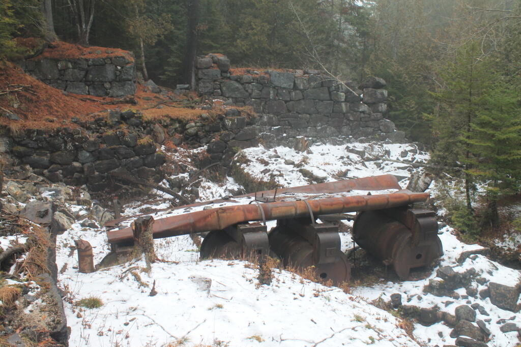 Photo: Remains of Hydropower Blower for Furance