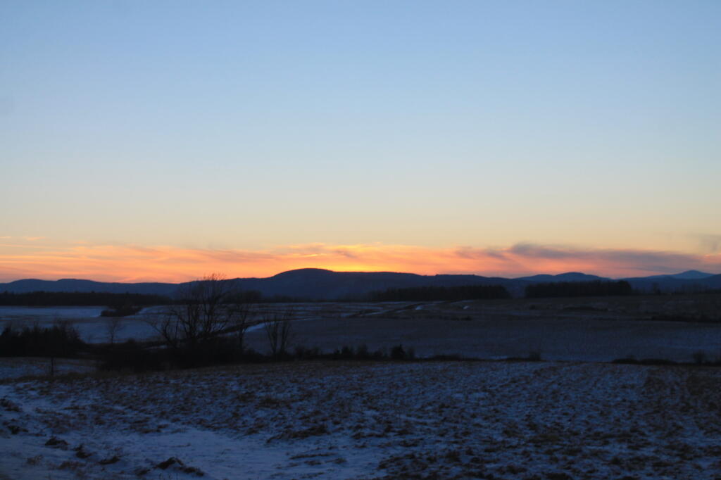 Photo: Adirondacks Around Sunset from Across the Lake