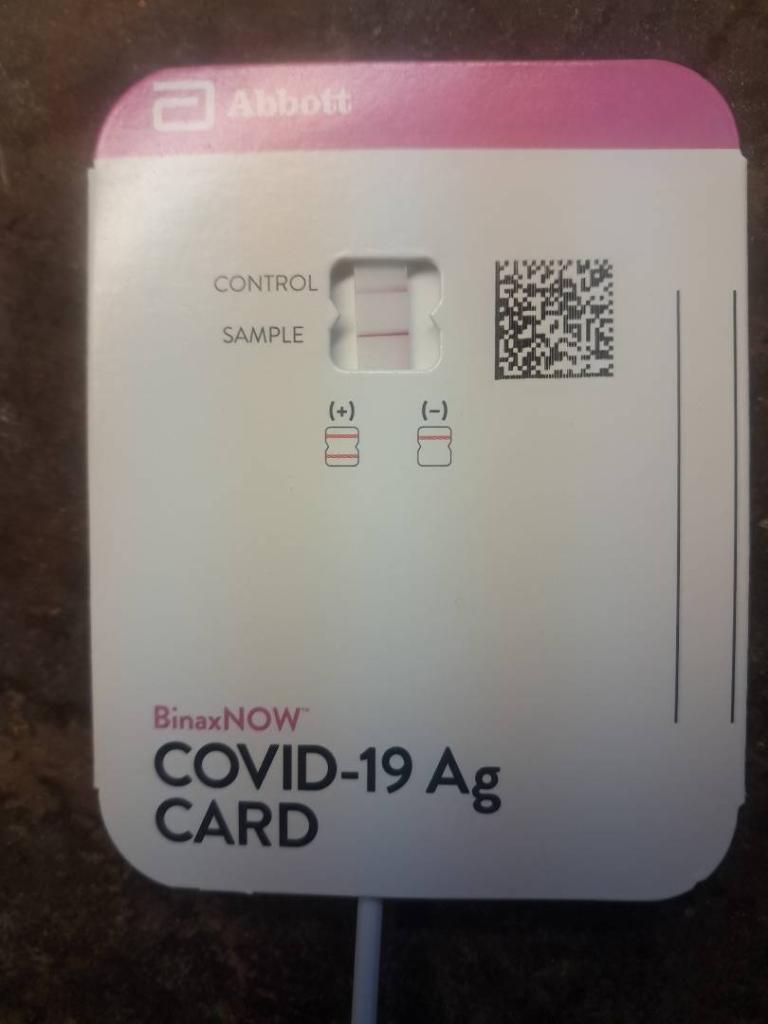 Photo: Maybe I do actually got COVID
