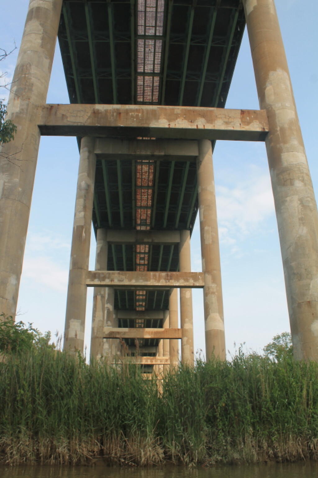 Photo: Thruway Bridge High Above the Schodack Creek