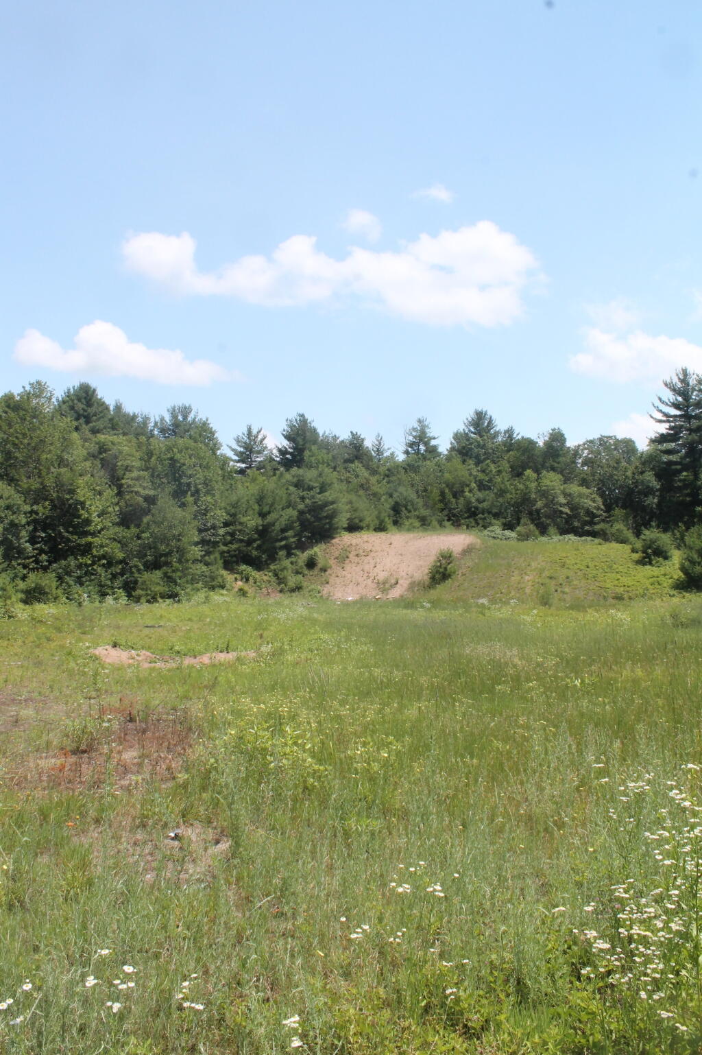 Photo: Sand Dune Used for Back Drop for Target Practice