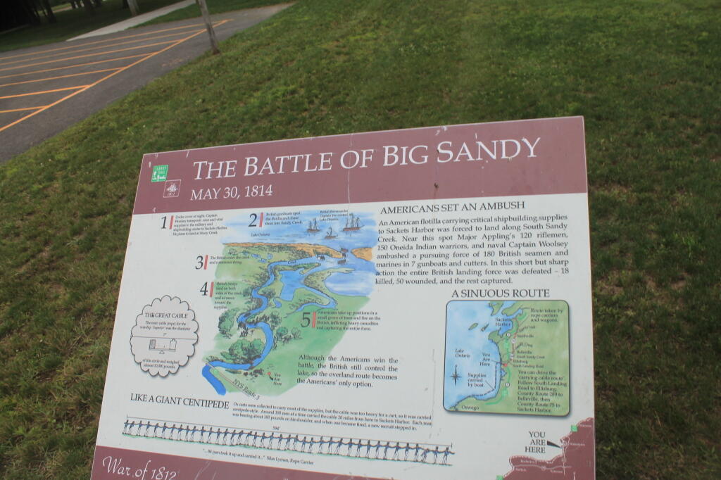 Photo: Battle of Big Sandy Sign