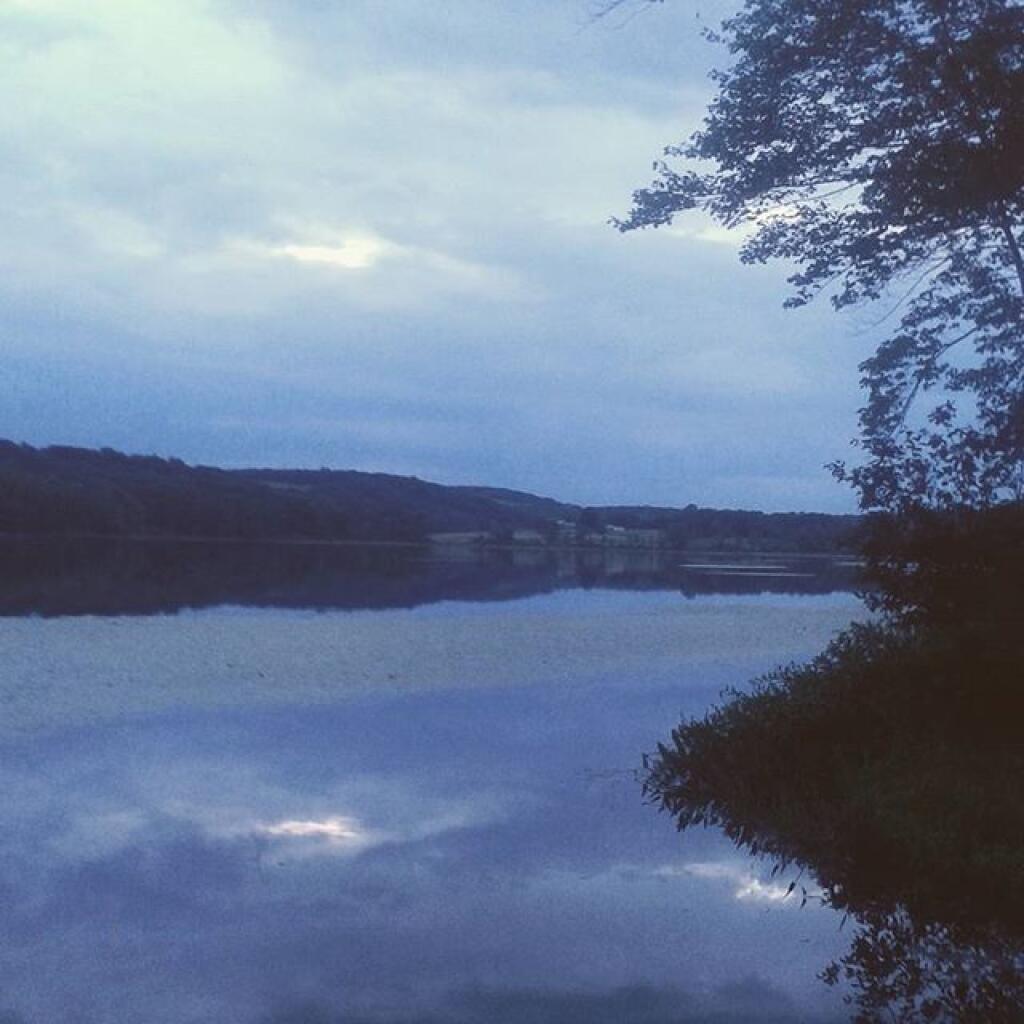 Photo: Before the thunderstorm last night