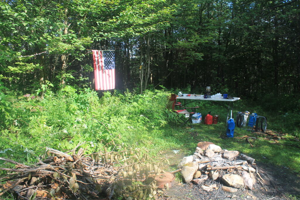 Photo: Making Breakfast at Camp