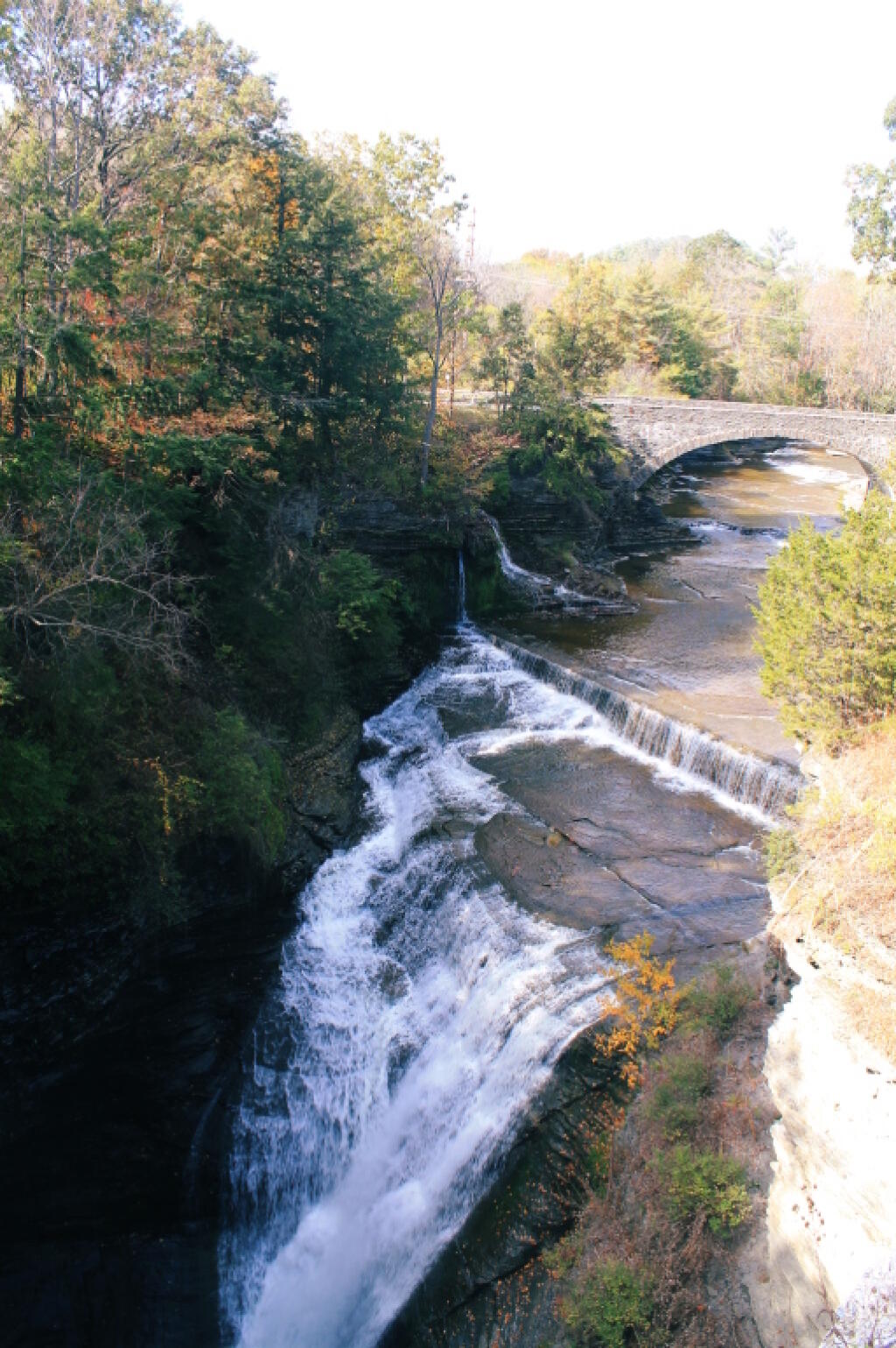 Photo: Upper Falls from Black Diamond Trail Bridge