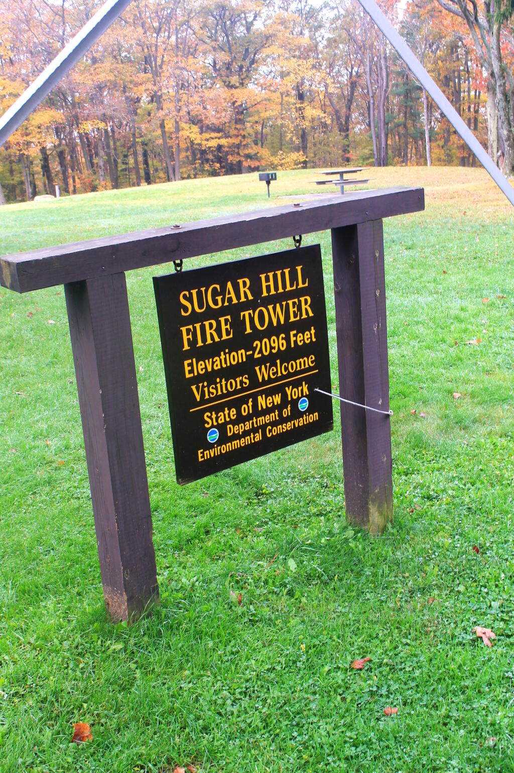 Photo: Firetower Sign
