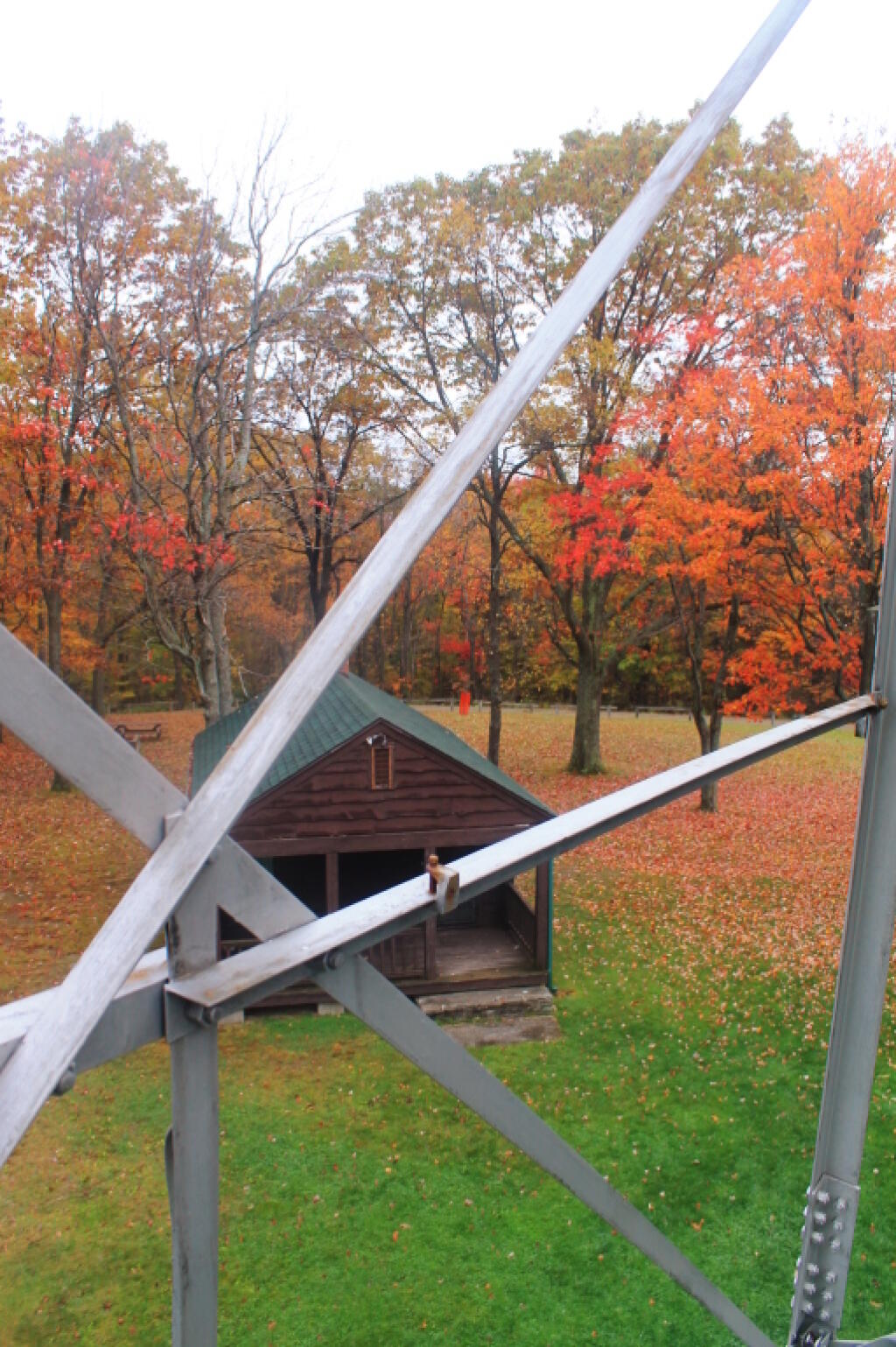 Photo: Rangers Cabin from Firetower